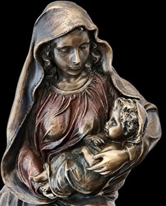Bagsiden af Veronese-figuren "Flugten til Egypten", der viser draperingerne af klæderne og detaljer af æslet og basen